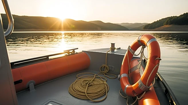 South African Rescuers Save Four Men from Boat on Dam Edge