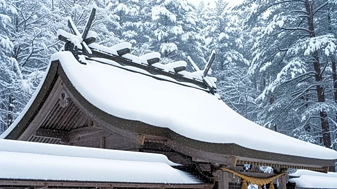 Heavy Snowfall Strands Over 100 at Mitsumine Shrine in Japan