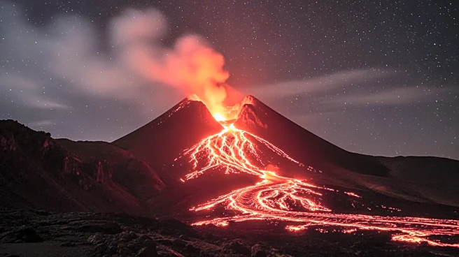 Mount Etna Erupts on New Year's Day, Showcasing Spectacular Lava Flows