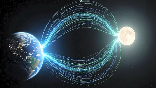 Earth's Magnetic Field Facilitates Particle Transfer to Moon, Revealing Potential Resources