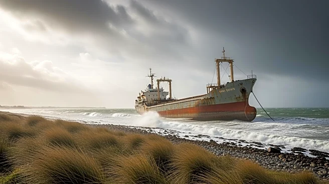 Aging Freighter Grounds in Sea of Marmara Amid Strong Winds
