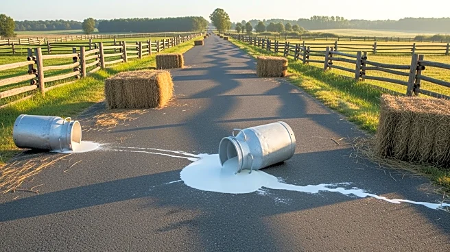 Dairy Farmers Protest Smotrich's Reforms, Block Roads and Spill Milk