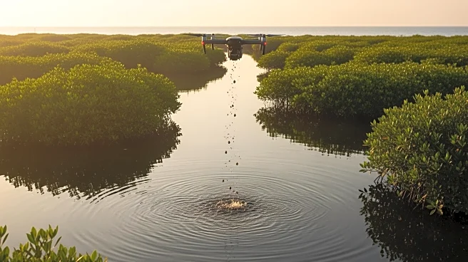 Innovative Drone Technology Enables Mass Mangrove Reforestation