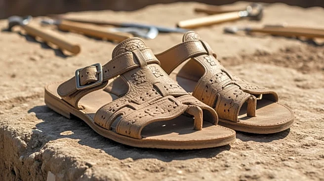 Large Roman Shoes Unearthed at Magna Fort to be Displayed in England