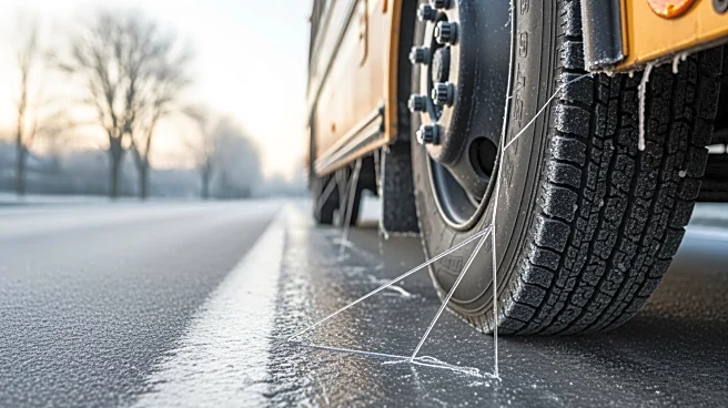 Kent School Bus Skids on Black Ice, No Injuries Reported