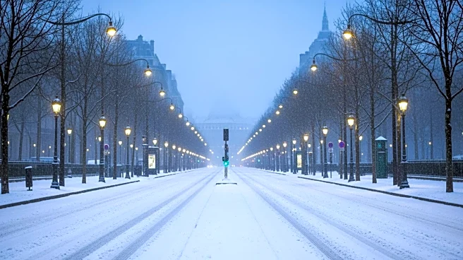 Severe Snowstorm in Paris Causes Major Travel Disruptions