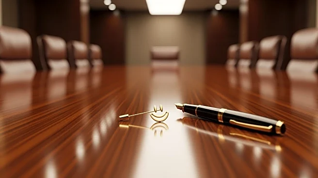 President Trump Wears 'Happy Trump' Lapel Pin During Oil Magnate Meeting