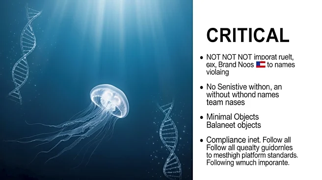 Bar-Ilan University Study Identifies Sleep's Role in DNA Damage Reduction in Jellyfish