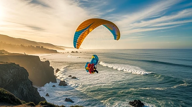 Paraglider's 500-Foot Fall Off Florida Coast Captured on Video