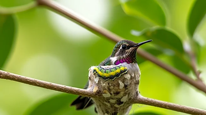 Baby Hummingbird Mimics Poisonous Caterpillar to Evade Predators