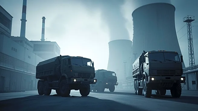 Russian Military Trucks Allegedly Stationed at Zaporizhzhia Nuclear Power Plant, Raising Legal Concerns