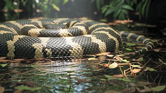 Giant Anaconda's Feeding Patterns Aid in Food Contamination Alerts