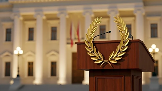 Venezuelan Opposition Leader Machado Presents Nobel Peace Prize to President Trump at White House