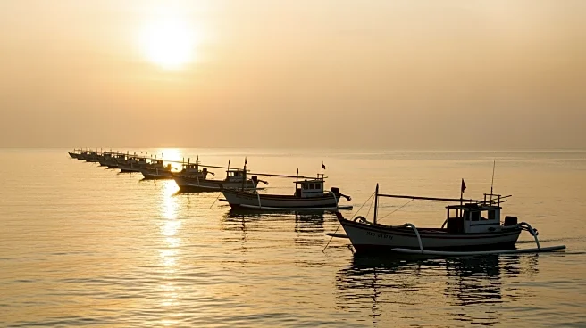 Chinese Fishing Boats Form Sea Barriers, Raising Concerns Over Maritime Control