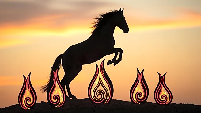 Spanish Traditions: Horses Leap Through Flames in Honor of St. Anthony