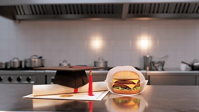 High School Graduate Goes Viral for Working at Burger King in Graduation Outfit, Receives Scholarships