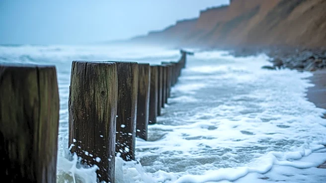 Coastal Erosion Threatens Homes in Thorpeness, Suffolk