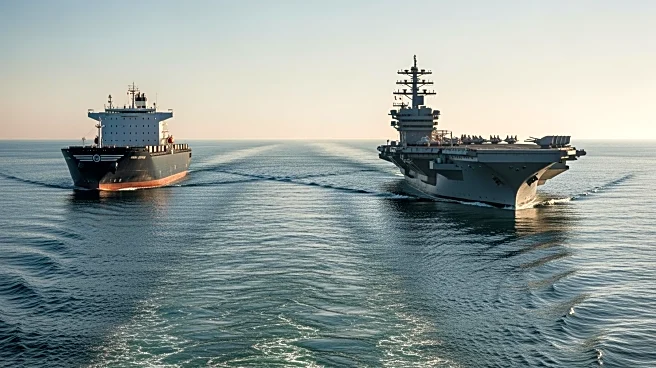 Iranian Cargo Ship Sails Near USS Abraham Lincoln in Strategic Waterway