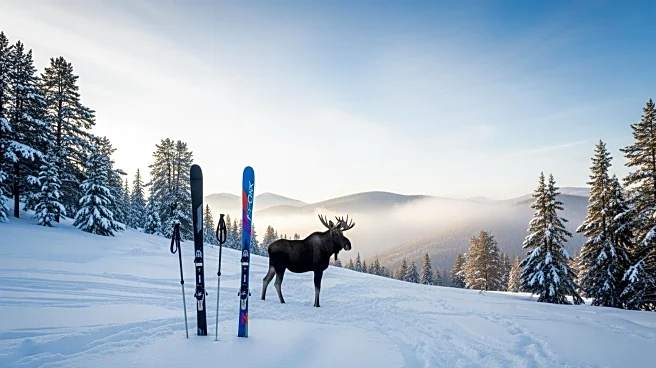 Moose Joins Skiers on Park City Slopes, Creating Unusual Sight