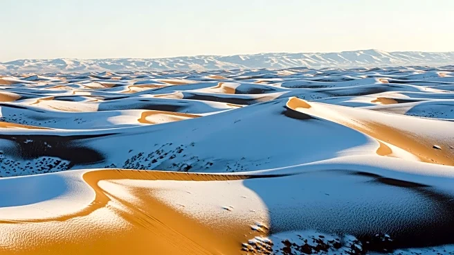 Sahara Desert Experiences Rare Snowfall, Transforming Landscape