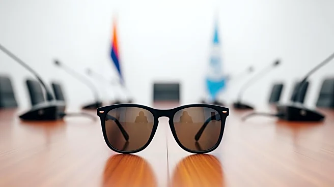 President Trump Mocks Macron's Sunglasses at World Economic Forum