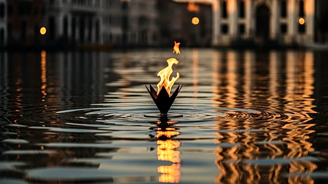 Olympic Flame's Historic Journey Through Venice's Grand Canal Marks Key Moment for 2026 Milan Cortina Games