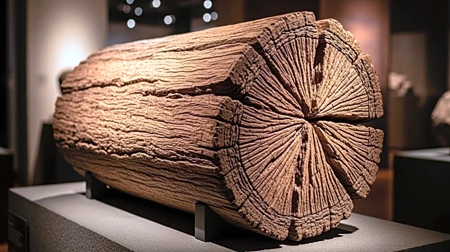 Prototaxites Fossil Unveiled at National Museum of Scotland, Revealing Extinct Life Form