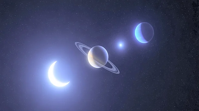 Moon, Saturn, and Neptune Align in Rare Triple Conjunction Visible Tonight