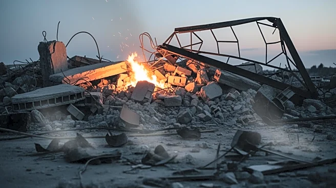 Fire Erupts at Demolished UNRWA Headquarters in Jerusalem