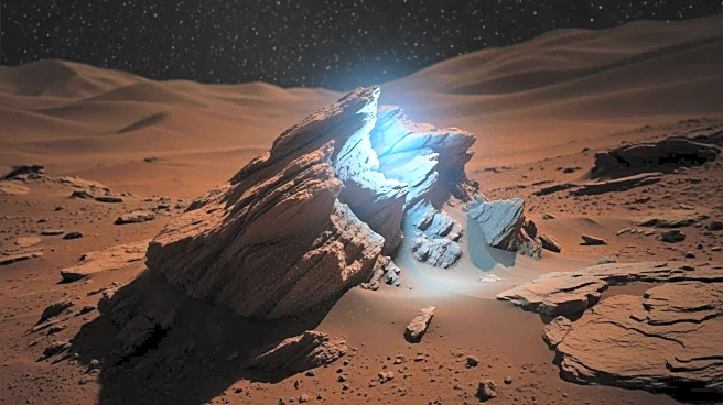 Curiosity Rover Illuminates Martian Surface with Nighttime Imaging