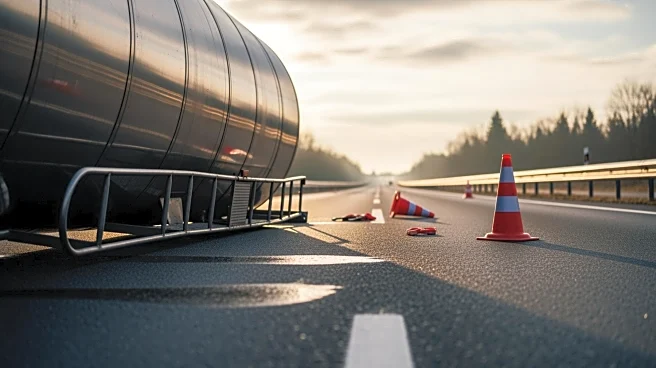 Overturned Tanker Closes Northbound Lanes of I-695 in Baltimore County