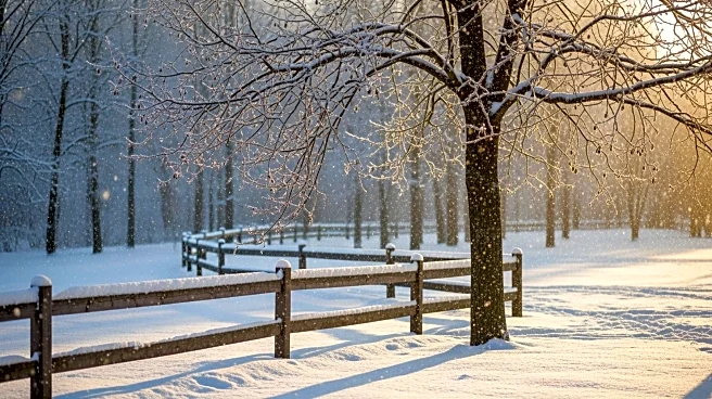 Ponies Enjoy Snow Day at Chicago's Lincoln Park Zoo