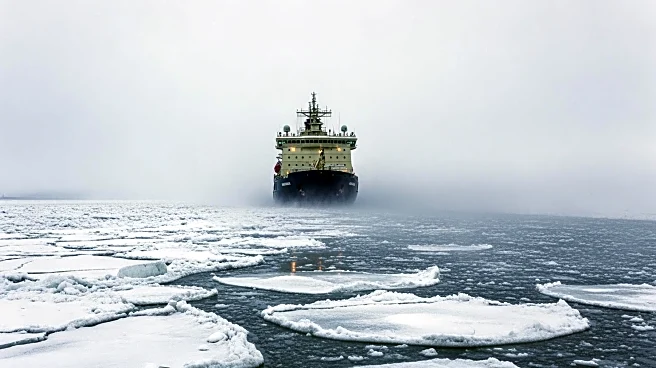 US Coast Guard Conducts Icebreaking Operations in New York Harbor Amid Deep Freeze