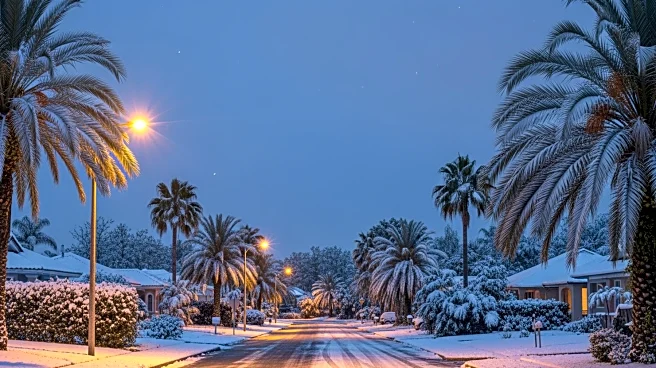 Snowfall in Tampa, Florida, Marks First Occurrence in 16 Years