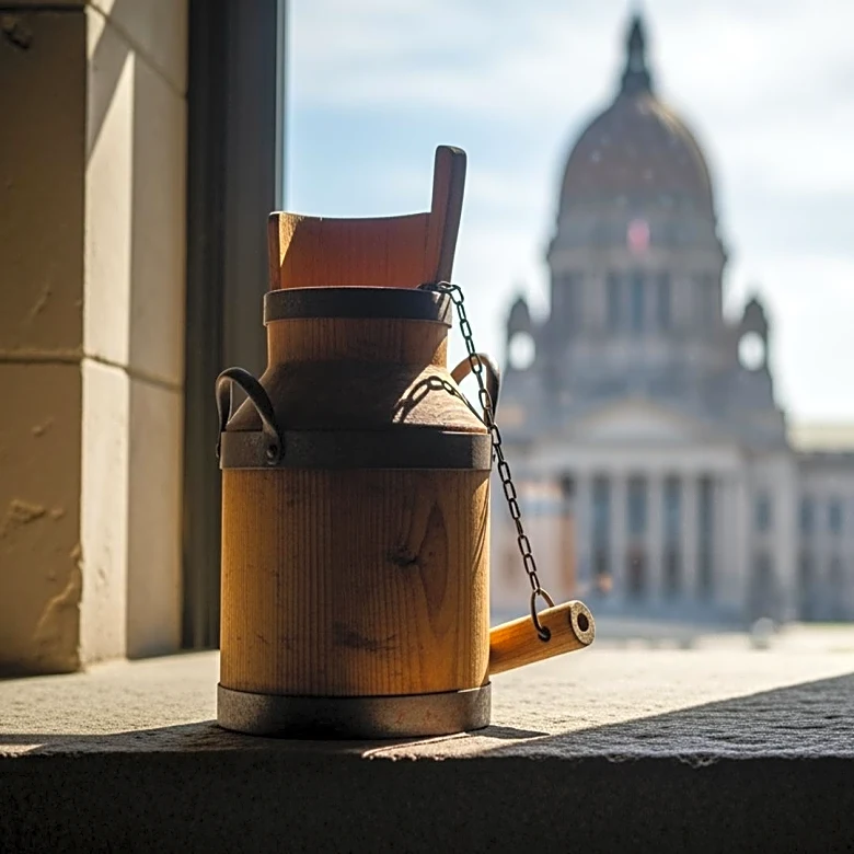 Israeli Dairy Farmers Protest Against Smotrich's Reform at Knesset