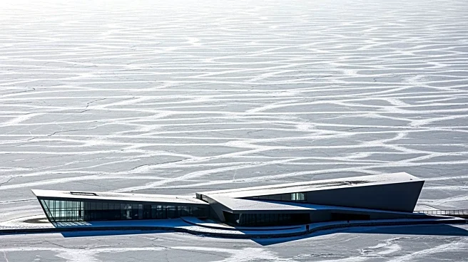 Lake Michigan Freezes Along Chicago's Museum Campus Amid Severe Winter Conditions