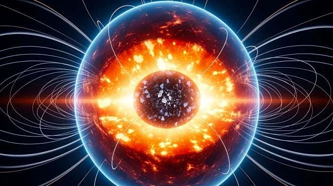 Mysterious Structures Near Earth's Core Impact Magnetic Field Stability