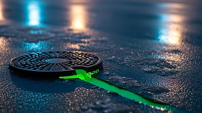 NYC Uses Green Dye to Identify Source of Queens Manhole Leak, Mitigating Icy Hazards