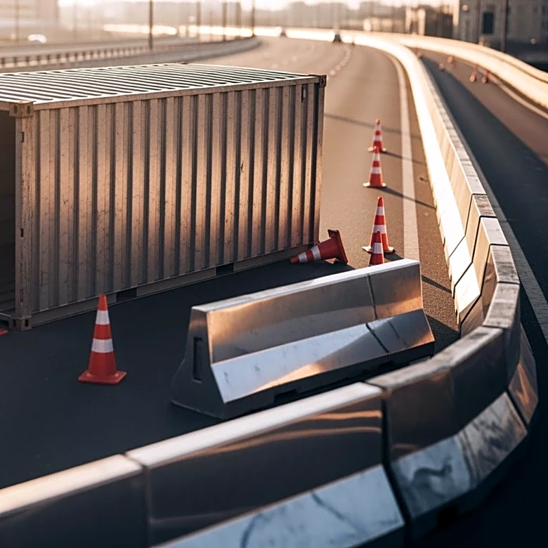 Overturned Tractor-Trailer Causes Traffic Disruption in Miami