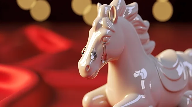Factory Error in China Sparks Viral 'Crying Horse' Trend for Lunar New Year