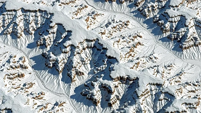 NASA Captures Snow-Covered Grand Canyon from Space, Highlighting Winter Storm Impact