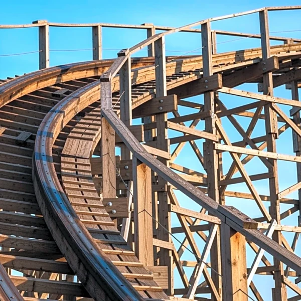 Great Yarmouth Pleasure Beach Hosts UK's Last Scenic Wooden Railway Rollercoaster
