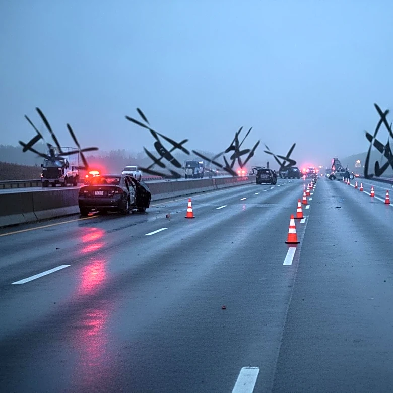 Pennsylvania State Police Investigate Fatal 25-Vehicle Crash on Interstate 79