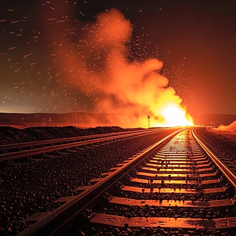 Russian Fuel Tanker Derailment Causes Massive Fireball, No Casualties Reported