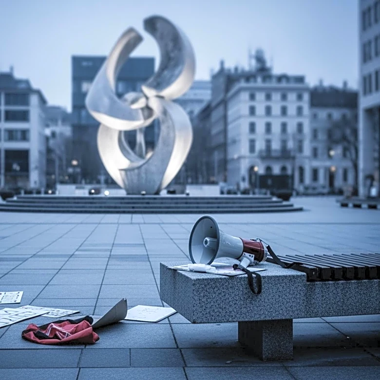 Protesters Gather at Daley Plaza for 'ICE Out' Demonstration