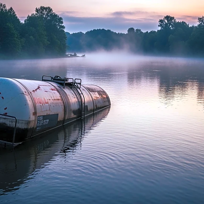 Connecticut Freight Train Derailment Sends Liquid Propane Cars Into River