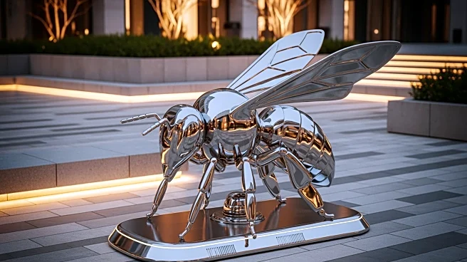 Greensboro Unveils New Public Art Sculpture 'May-Bee and the Bot'