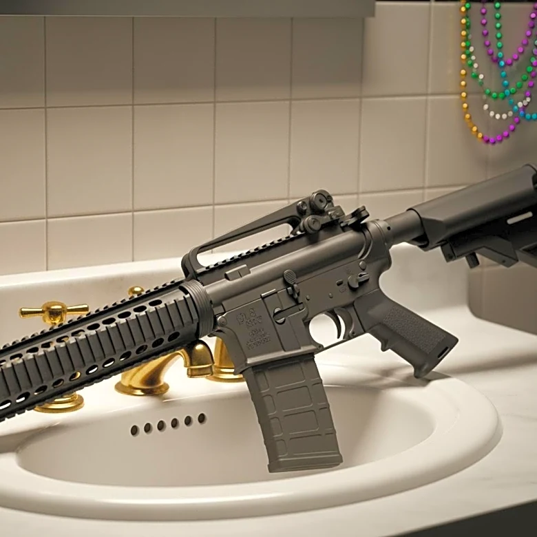 National Guard Soldier Leaves M4 Carbine in French Quarter Bathroom During Mardi Gras Patrol