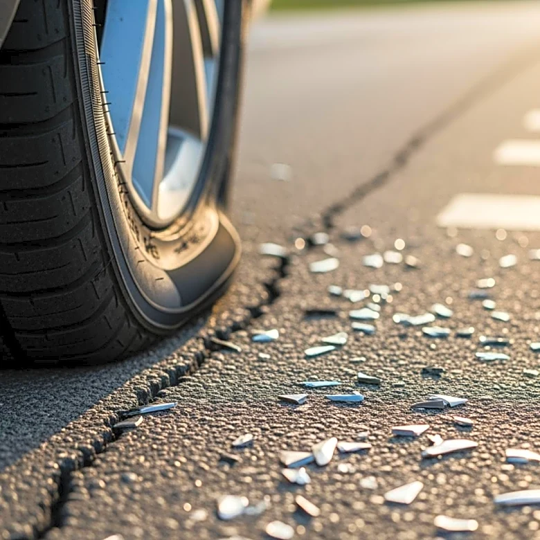 Drivers Report Metal Shards Damaging Tires on Routes 28, 910, and 356