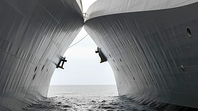 US Navy Ships USS Truxtun and USNS Supply Collide During Refueling, Minor Injuries Reported